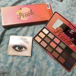 too faced sweet peach palette!